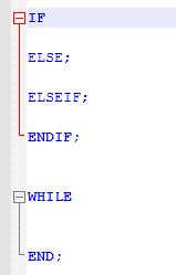 Notepad++ IF and While