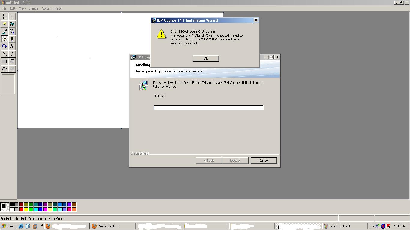 Installation ERROR
