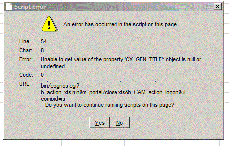 Script Error
