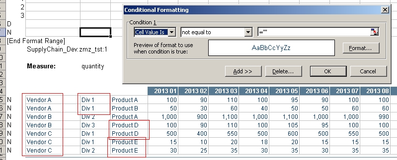 AF in Excel