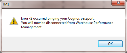 Disconnect Error