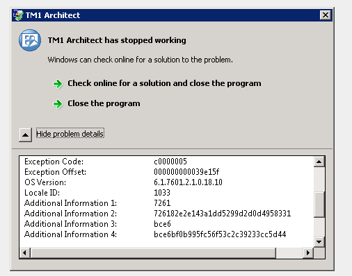 subset editor crashes