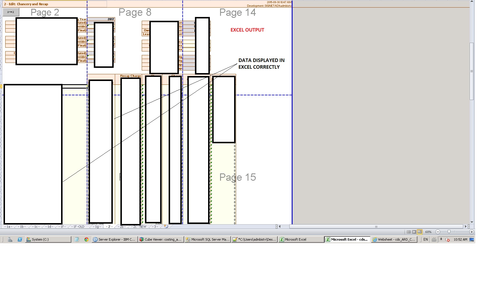 TM1 Excel Output
