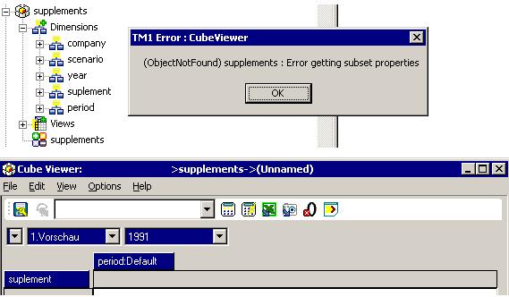 Server &amp; Client 9.1 SP3, Perspectives with Excel 2003 SP2, English language in both, Client &amp; Server<br />When opening the CubeViewer by double-clicking at the cube