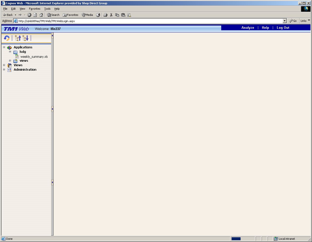 Screen Stay Blank When Trying to Open Excel Report