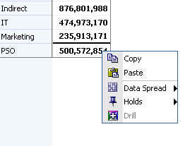 Copy/Paste feature in TM1Web Version 9.5